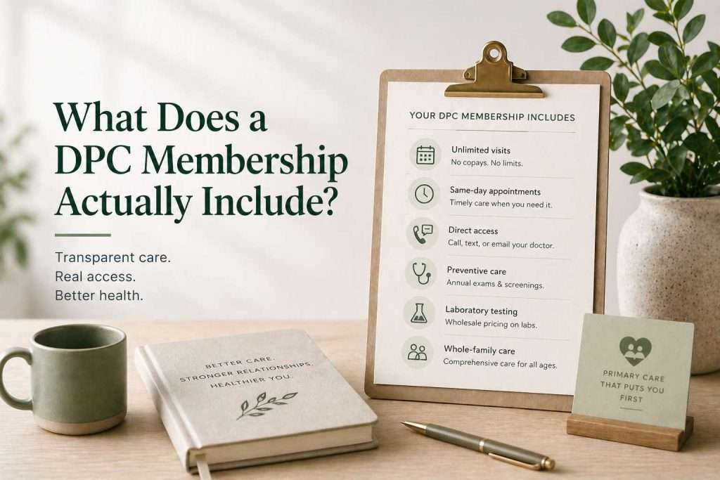 What Does a DPC Membership Actually Include?