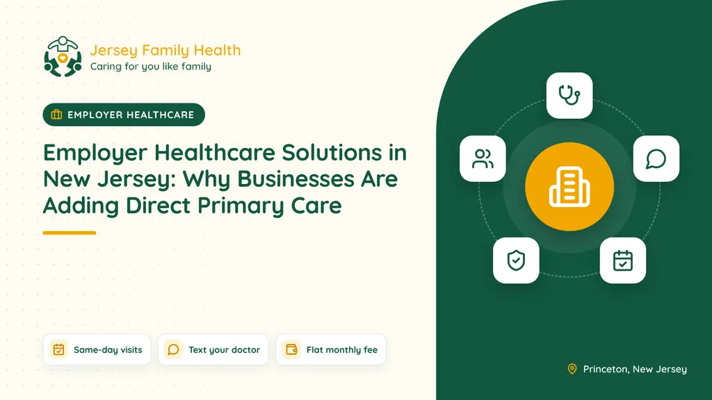 Employer healthcare solutions in New Jersey with Direct Primary Care from Jersey Family Health